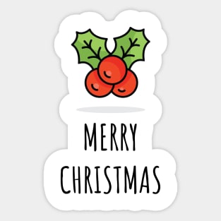 Christmas Greeting - Merry Christmas Sticker